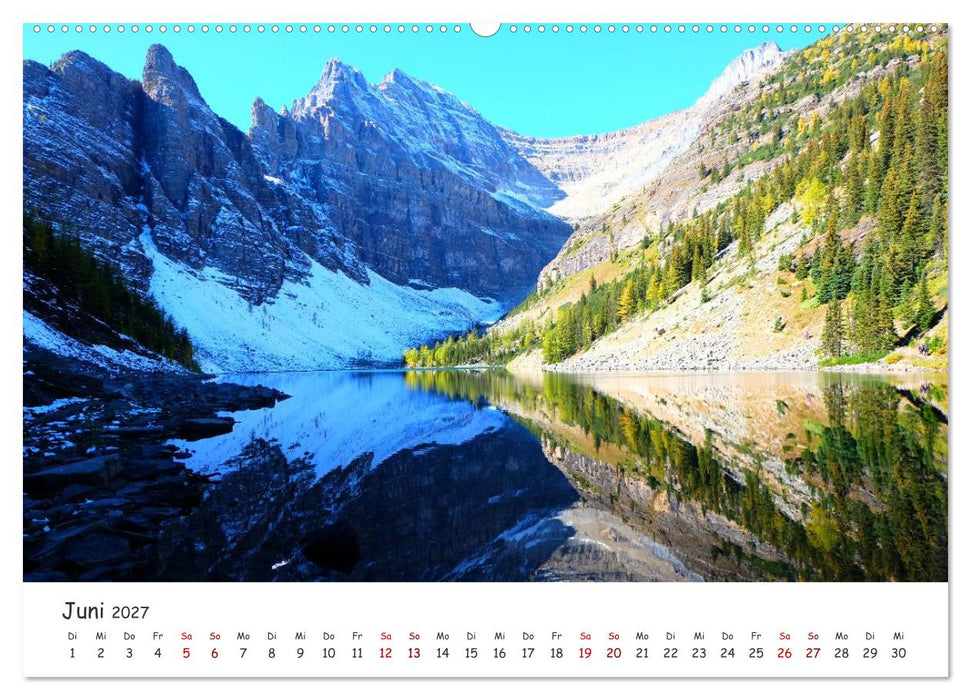 Kanadas Rocky Mountains: Zwischen Gipfeln & glasklaren Seen (CALVENDO Premium Wandkalender 2027)