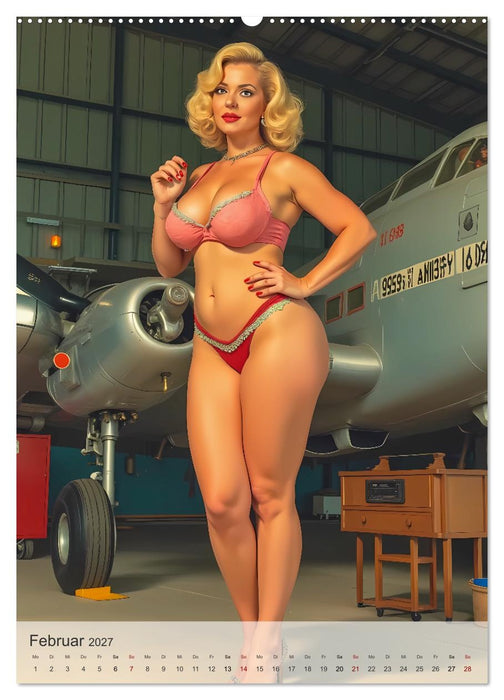 Pin-up Girls - Sexy Vintage Diven (CALVENDO Wandkalender 2027)