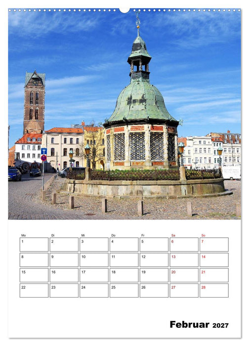 Wismar - Ein Stadtrundgang (CALVENDO Wandkalender 2027)