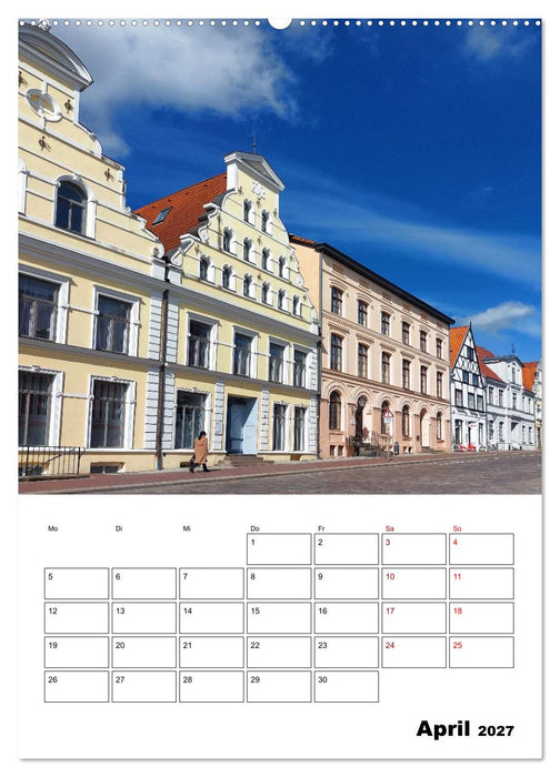 Wismar - Ein Stadtrundgang (CALVENDO Wandkalender 2027)