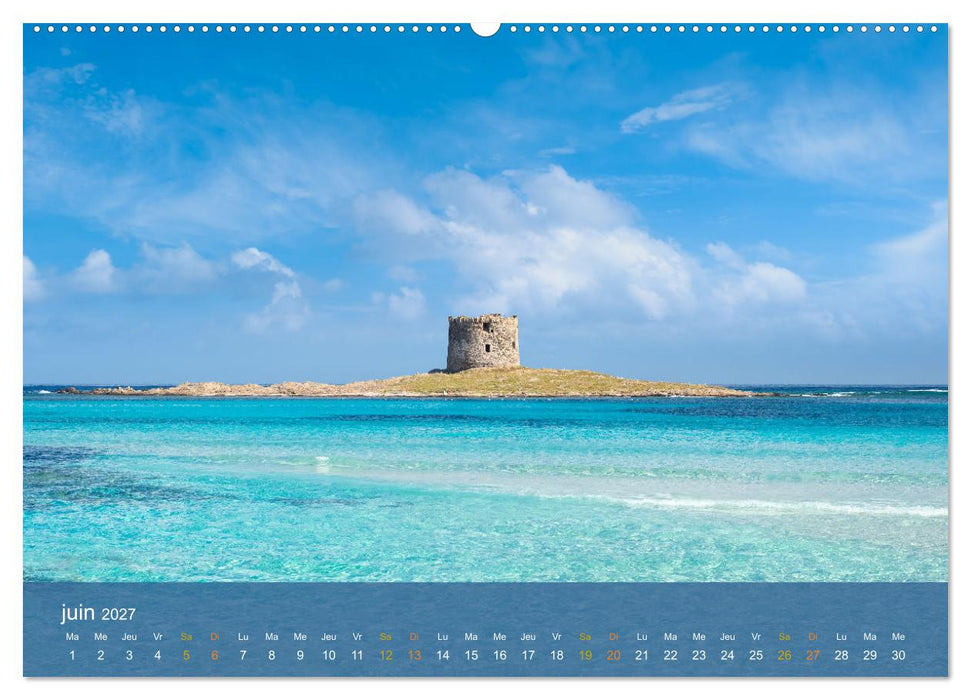 Sardaigne - L'âme sauvage de la Méditerranée (CALVENDO Calendrier mensuel 2027)