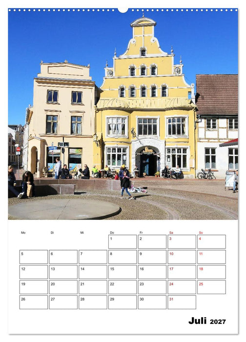 Wismar - Ein Stadtrundgang (CALVENDO Premium Wandkalender 2027)