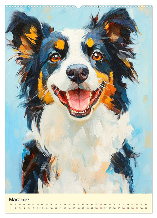 Fellnasen-Glück to go. Fröhliche Hundegesichter zum Schmunzeln (CALVENDO Wandkalender 2027)