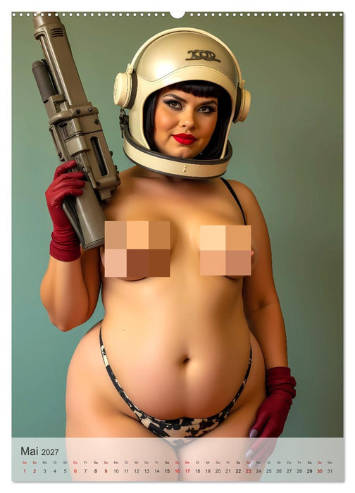 Pin-up Girls - Sexy Vintage Diven (CALVENDO Premium Wandkalender 2027)