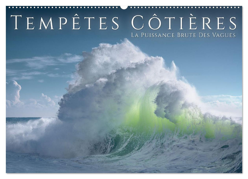 Tempêtes côtières - La puissance brute des vagues (CALVENDO Calendrier mensuel 2027)