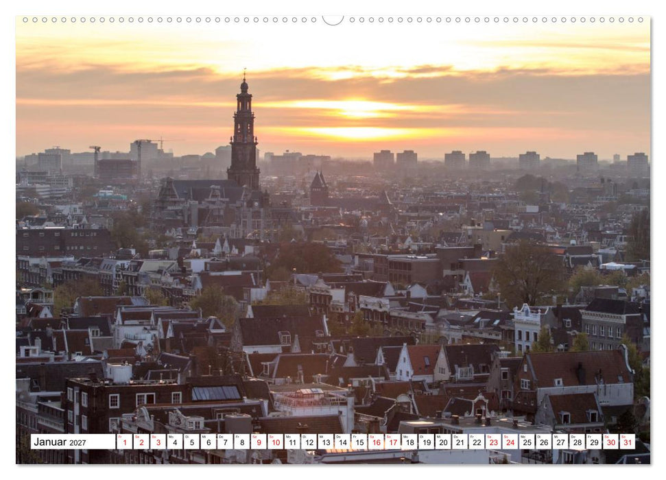 Amsterdam - Momente einer Reise (CALVENDO Premium Wandkalender 2027)