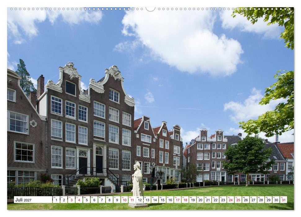 Amsterdam - Momente einer Reise (CALVENDO Premium Wandkalender 2027)