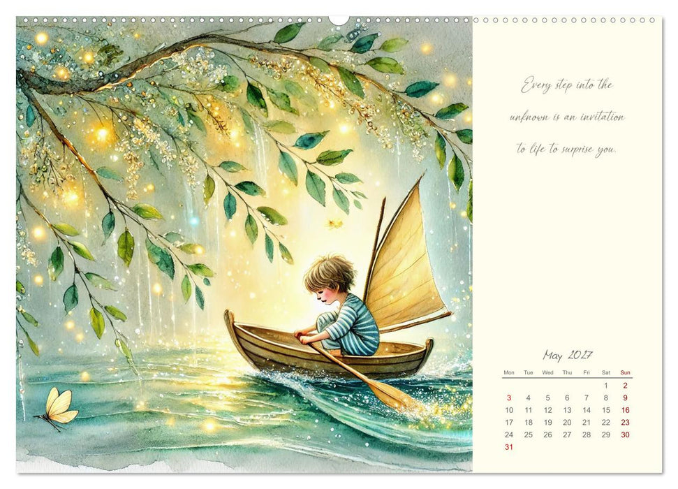 Magic with your inner child - 12 months full of wonder and joy (CALVENDO Premium-Calendar 2027)