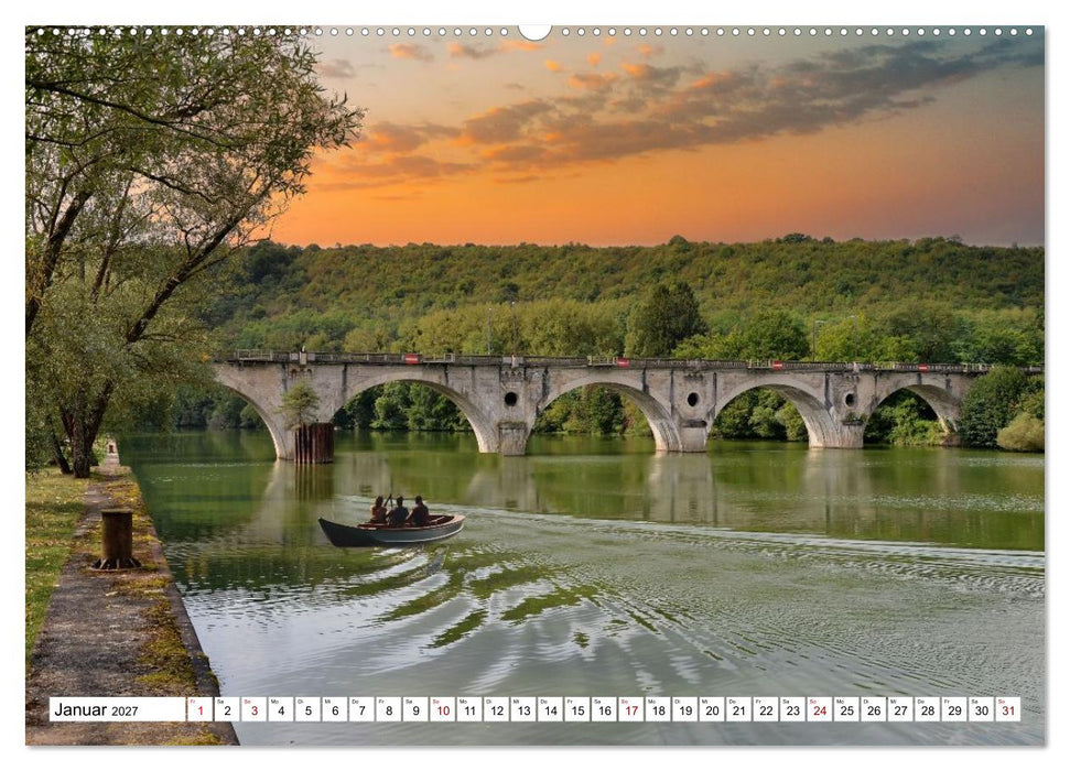 Mosel - Idylle und guter Wein (CALVENDO Wandkalender 2027)