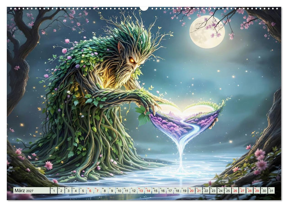 Märchenhafte Magie – Jahresmonate im Zeichen der Natur (CALVENDO Wandkalender 2027)