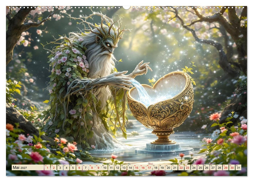 Märchenhafte Magie – Jahresmonate im Zeichen der Natur (CALVENDO Wandkalender 2027)