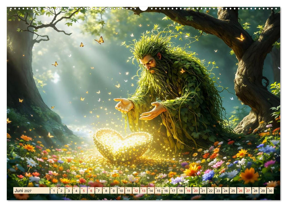Märchenhafte Magie – Jahresmonate im Zeichen der Natur (CALVENDO Wandkalender 2027)