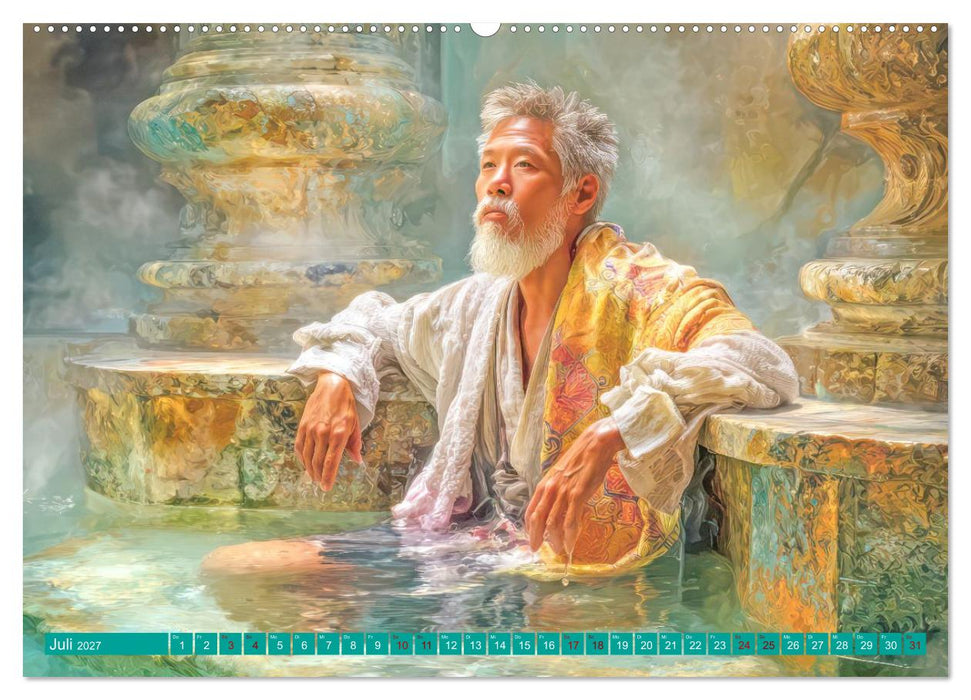 Baderitual - Entspannung für Geist und Seele (CALVENDO Premium Wandkalender 2027)
