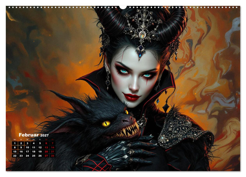 Goth Fantasie (CALVENDO Premium Wandkalender 2027)