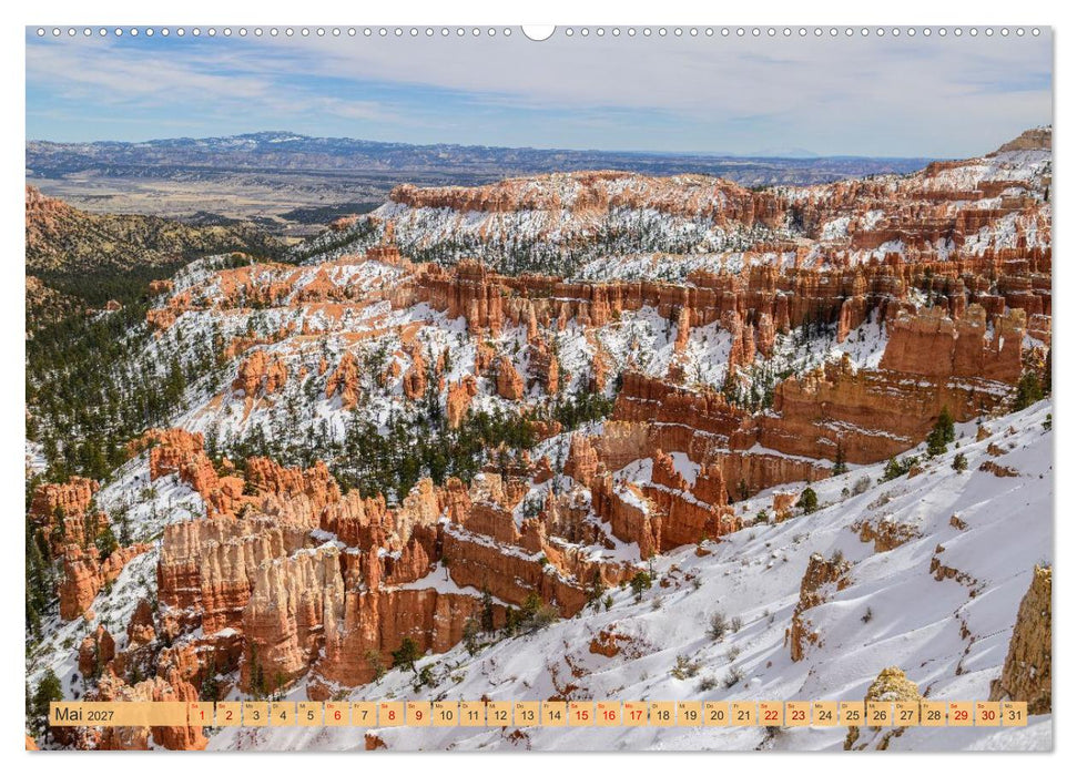 Magisches Wunderland in Weiss (CALVENDO Premium Wandkalender 2027)