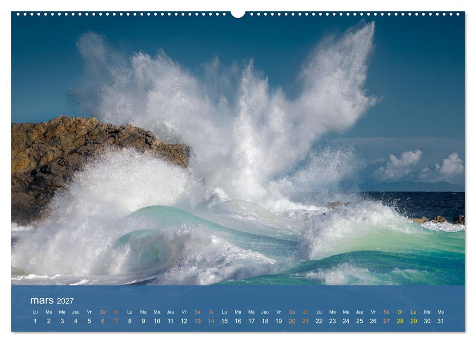 Tempêtes côtières - La puissance brute des vagues (CALVENDO Calendrier supérieur 2027)
