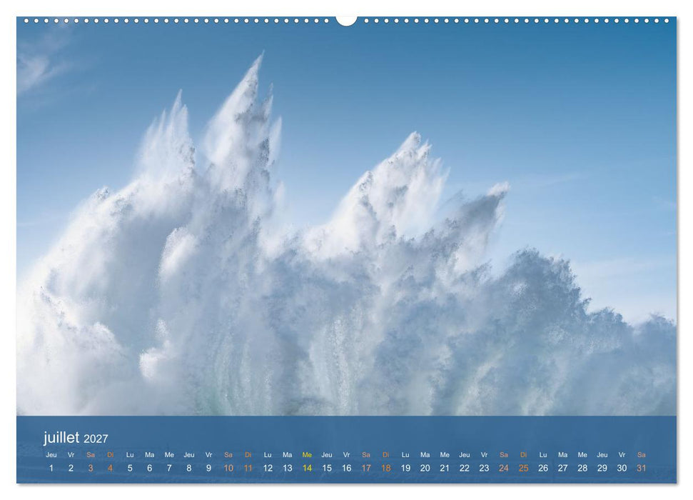 Tempêtes côtières - La puissance brute des vagues (CALVENDO Calendrier supérieur 2027)