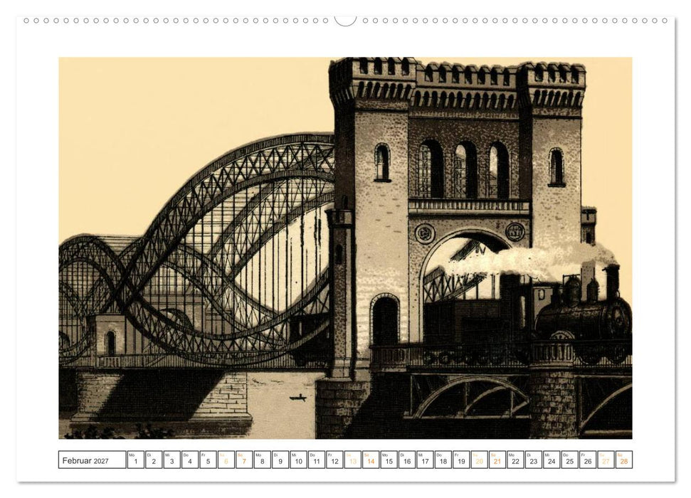 Hamburg: Die Hafenstadt auf historischen Stichen (CALVENDO Wandkalender 2027)