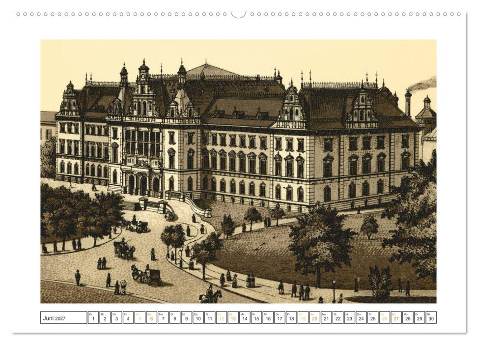 Hamburg: Die Hafenstadt auf historischen Stichen (CALVENDO Wandkalender 2027)