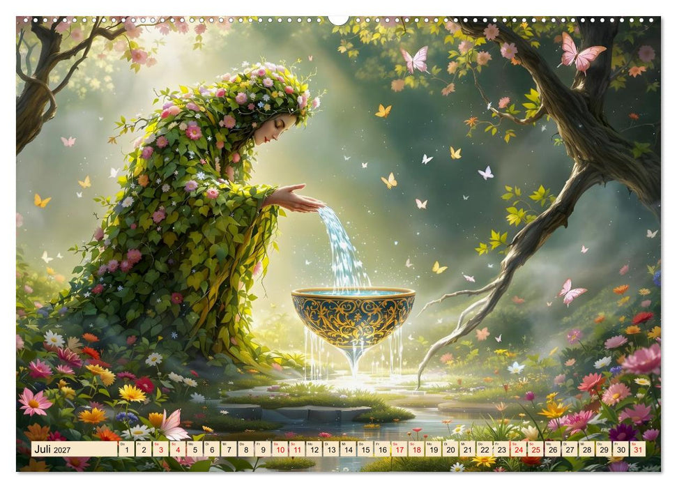 Märchenhafte Magie – Jahresmonate im Zeichen der Natur (CALVENDO Premium Wandkalender 2027)