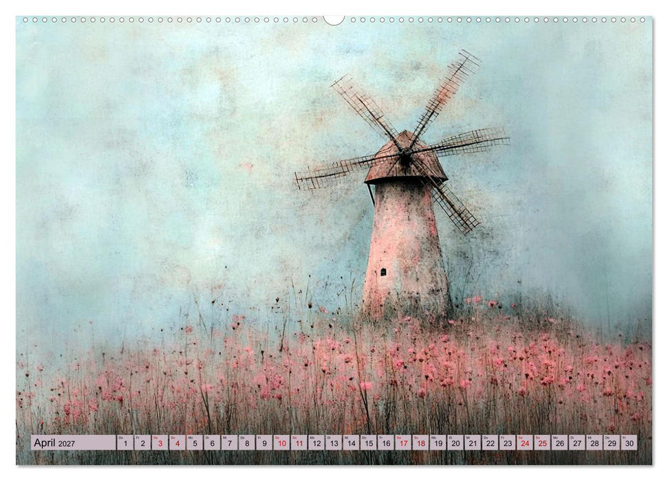 Windgeflüster-Mühlenimpressionen (CALVENDO Premium Wandkalender 2027)