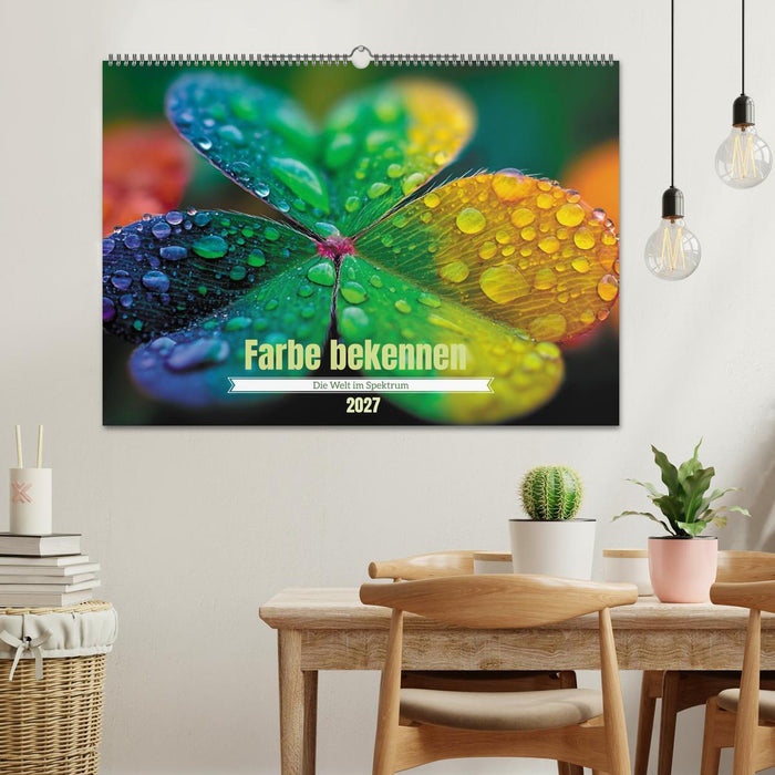 Farbe bekennen – Die Welt im Spektrum (CALVENDO Wandkalender 2027)
