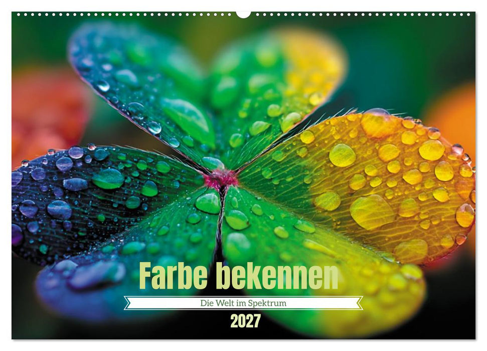 Farbe bekennen – Die Welt im Spektrum (CALVENDO Wandkalender 2027)