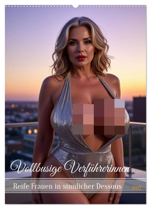 Vollbusige Verführerinnen (CALVENDO Wandkalender 2027)