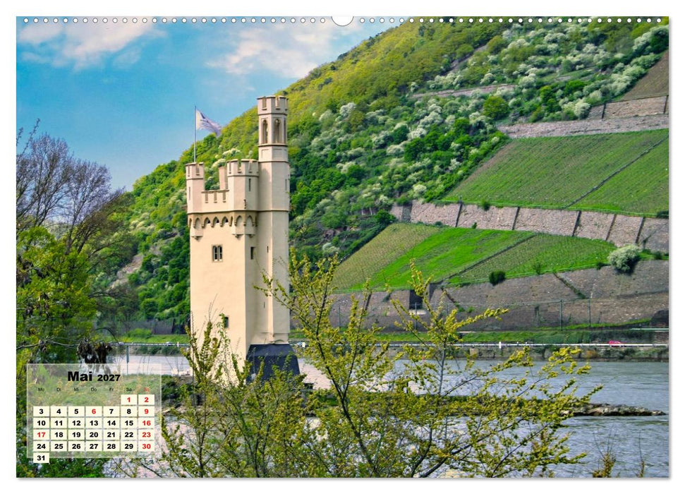 Vater Rhein von der Quelle bis zur Mündung (CALVENDO Wandkalender 2027)