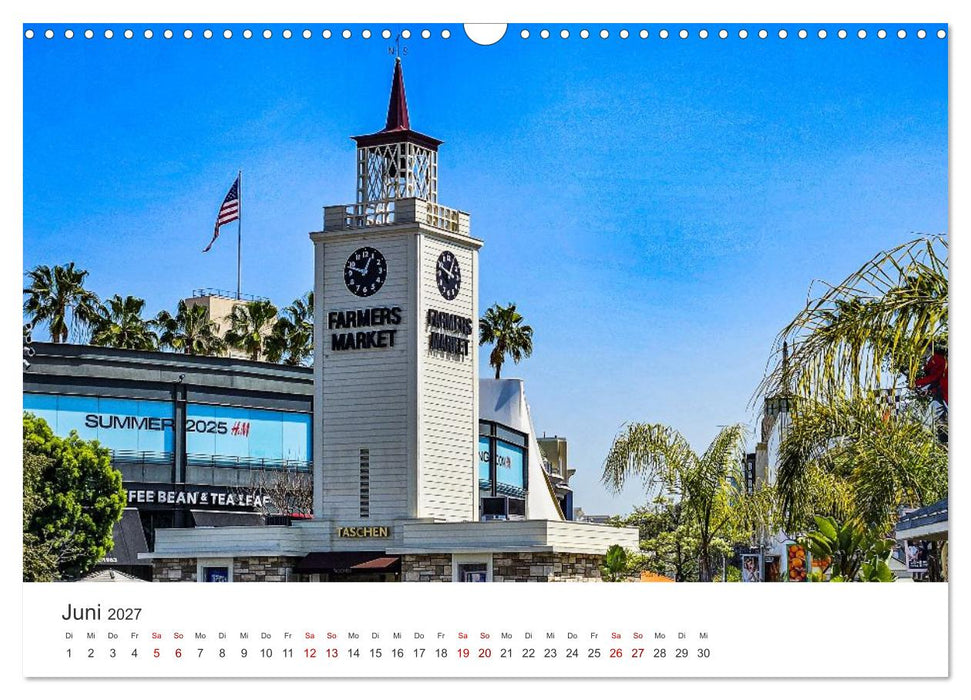 Kalifornien Bilder aus Los Angeles (CALVENDO Wandkalender 2027)