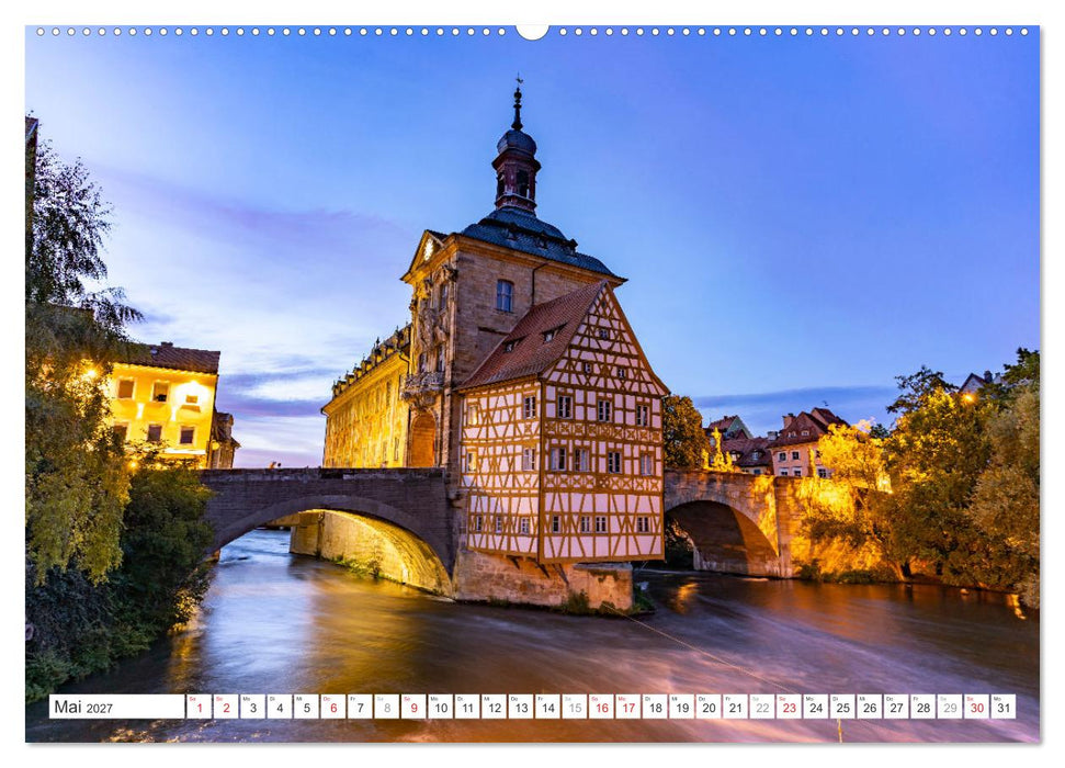 Deutschlands schönste Altstädte - Bayern (CALVENDO Wandkalender 2027)