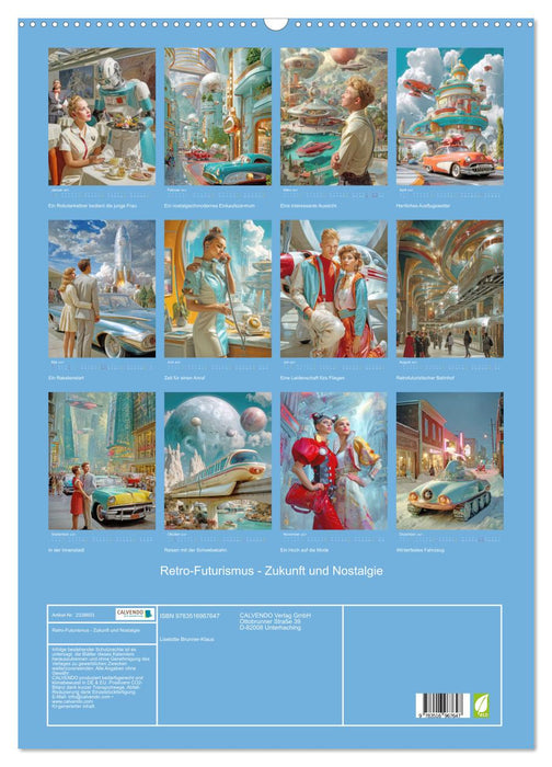 Retro-Futurismus - Zukunft und Nostalgie (CALVENDO Wandkalender 2027)