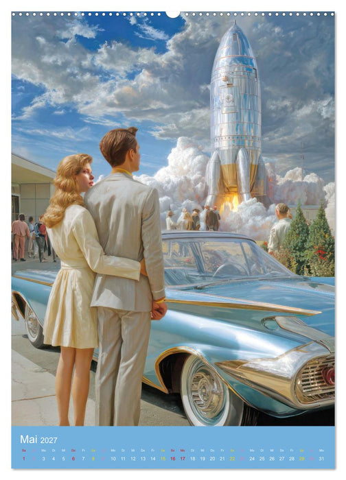 Retro-Futurismus - Zukunft und Nostalgie (CALVENDO Wandkalender 2027)