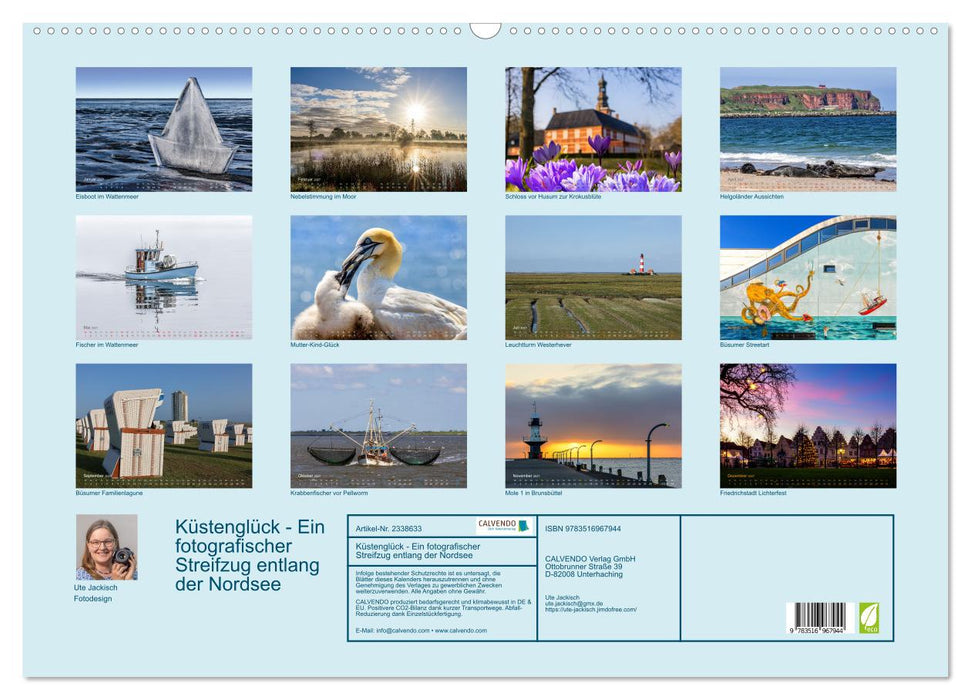 Küstenglück - Ein fotografischer Streifzug entlang der Nordsee (CALVENDO Wandkalender 2027)