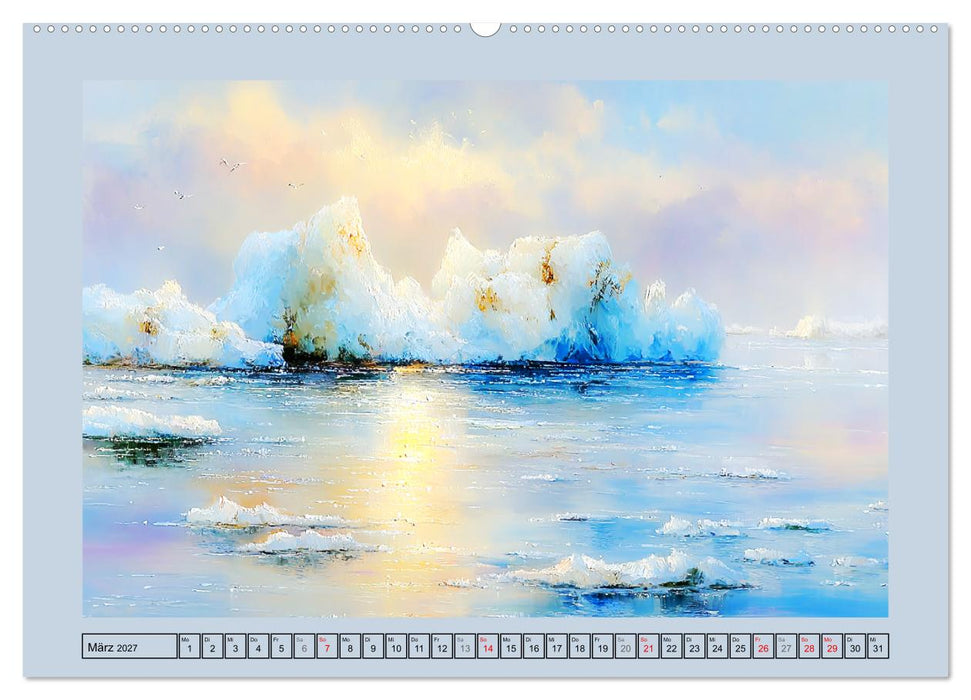 Islands wilde Seele. Naturwunder aus Licht und Schatten (CALVENDO Wandkalender 2027)