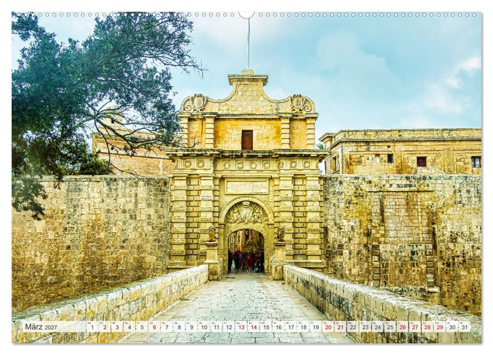 Malta, Comino & Gozo (CALVENDO Wandkalender 2027)