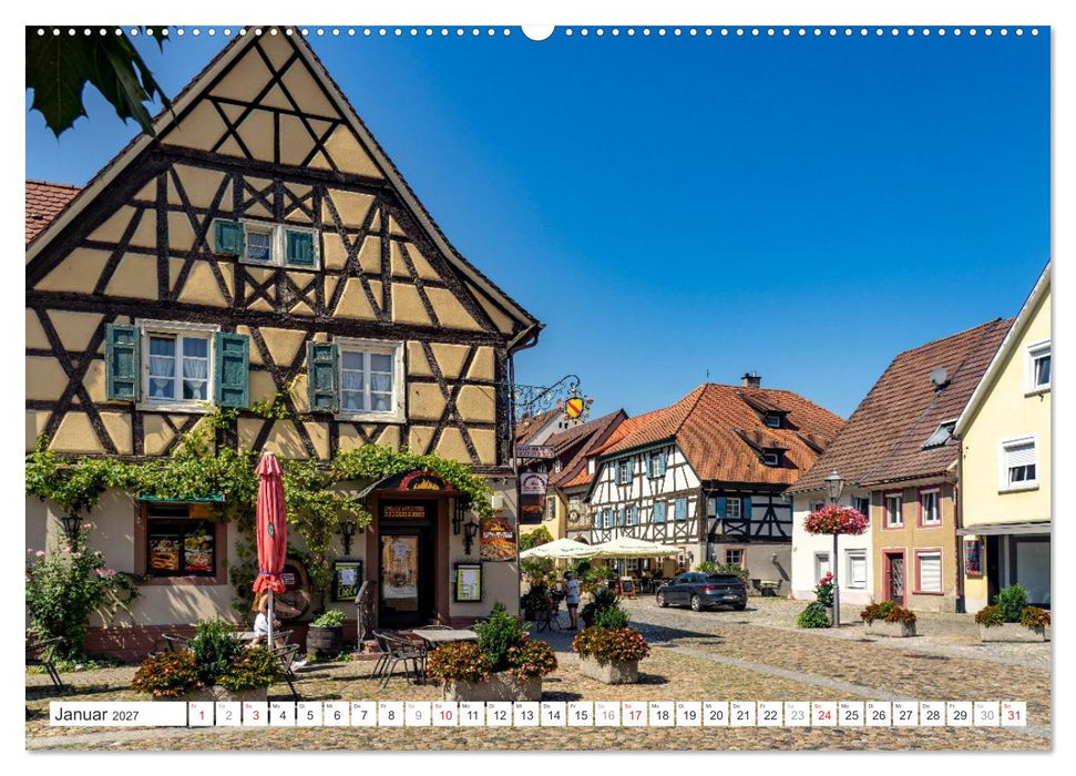 Deutschlands schönste Altstädte - Baden-Württemberg (CALVENDO Premium Wandkalender 2027)