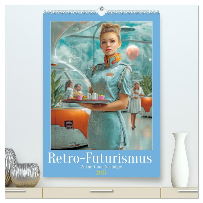 Retro-Futurismus - Zukunft und Nostalgie (CALVENDO Premium Wandkalender 2027)