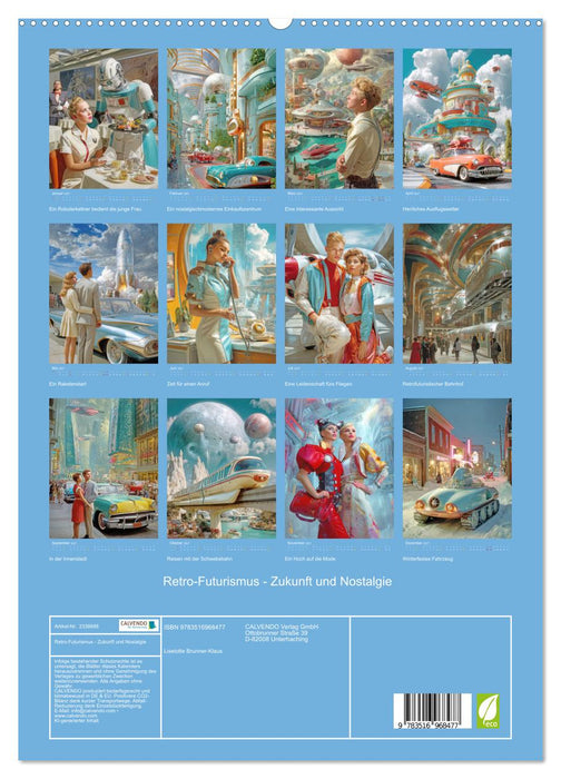 Retro-Futurismus - Zukunft und Nostalgie (CALVENDO Premium Wandkalender 2027)