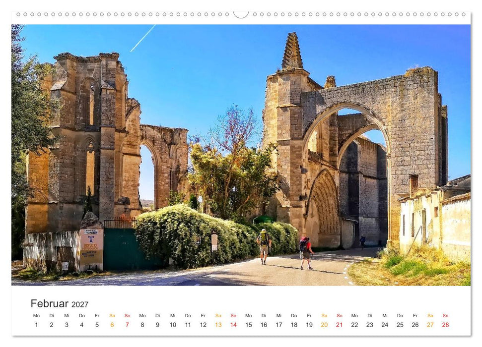 Camino de Santiago - Jakobsweg (CALVENDO Wandkalender 2027)
