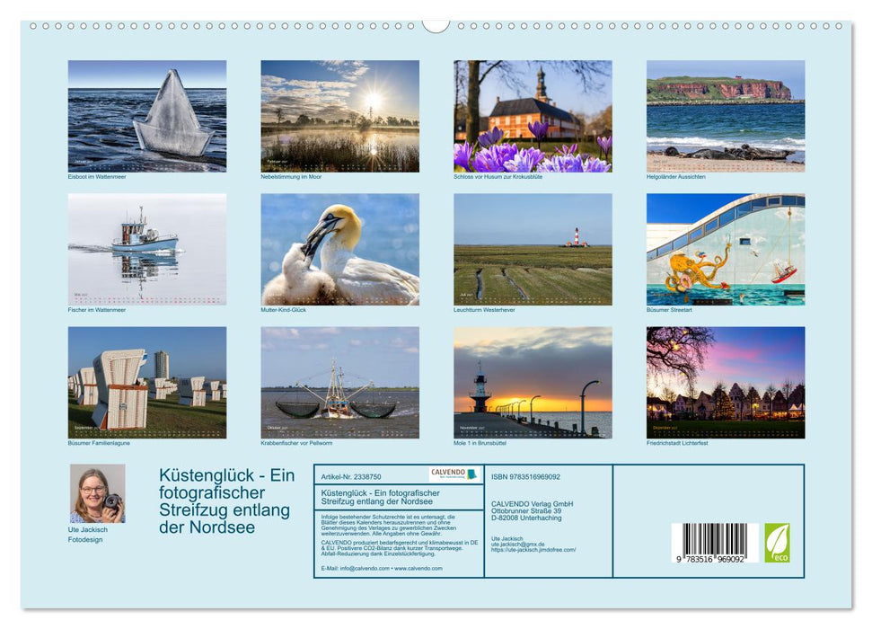 Küstenglück - Ein fotografischer Streifzug entlang der Nordsee (CALVENDO Premium Wandkalender 2027)