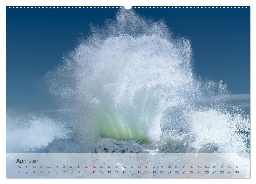 Azurblaue Horizonte - Die Schönheit des Meeres einfangen (CALVENDO Wandkalender 2027)
