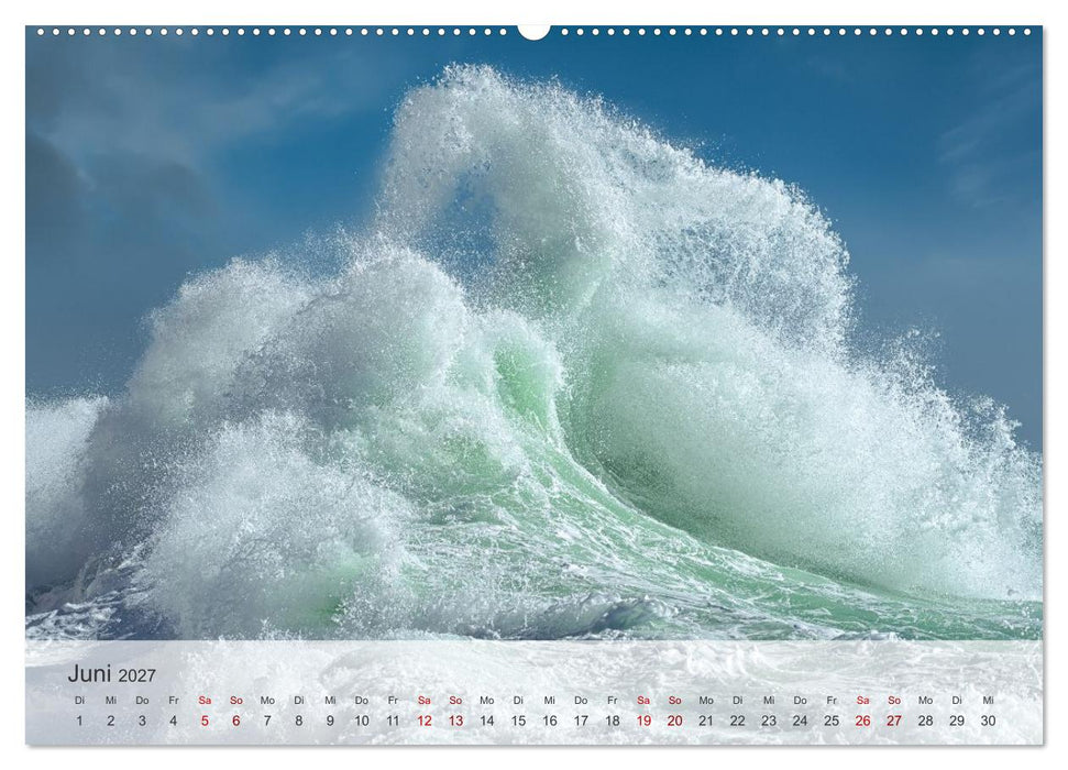 Azurblaue Horizonte - Die Schönheit des Meeres einfangen (CALVENDO Wandkalender 2027)