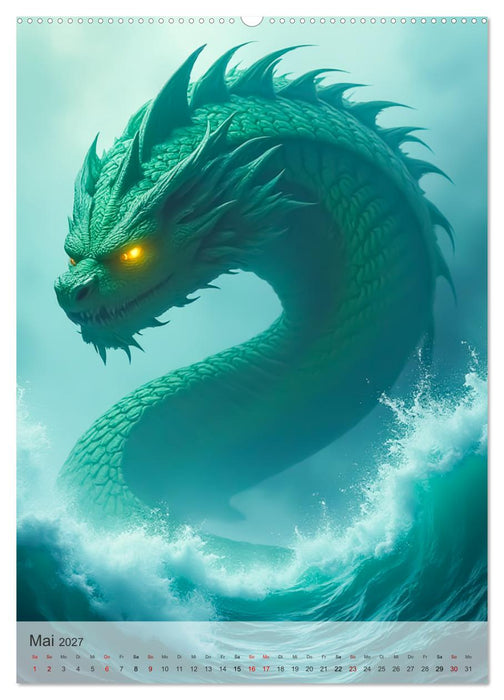 Nordische Mythologie - Götter, Helden und Monster (CALVENDO Wandkalender 2027)