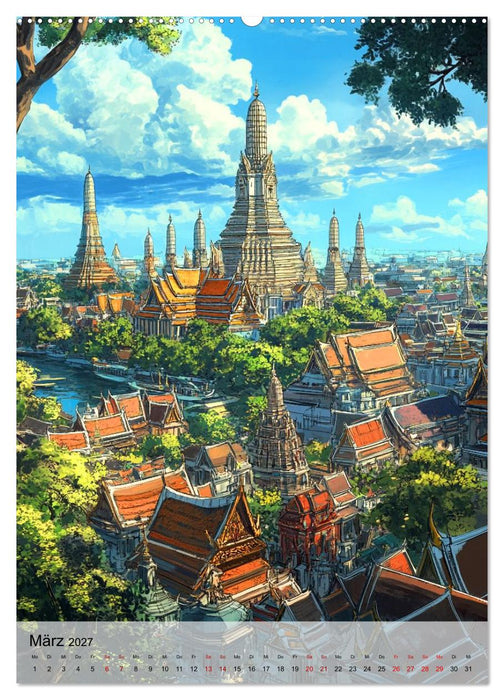 Thailand Fantasie (CALVENDO Wandkalender 2027)