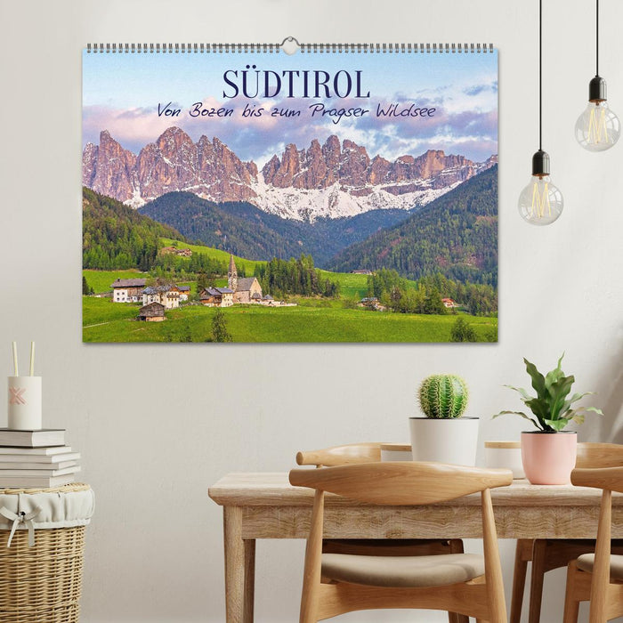 Südtirol – Von Bozen bis zum Pragser Wildsee (CALVENDO Wandkalender 2027)