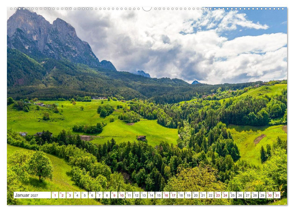 Südtirol – Von Bozen bis zum Pragser Wildsee (CALVENDO Wandkalender 2027)