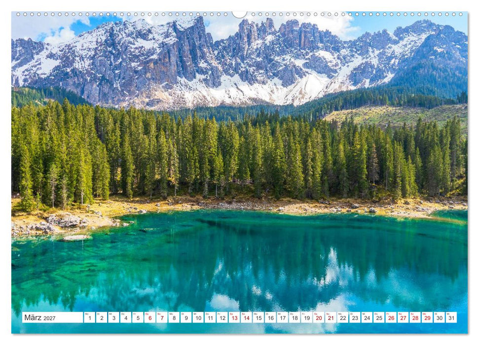 Südtirol – Von Bozen bis zum Pragser Wildsee (CALVENDO Wandkalender 2027)