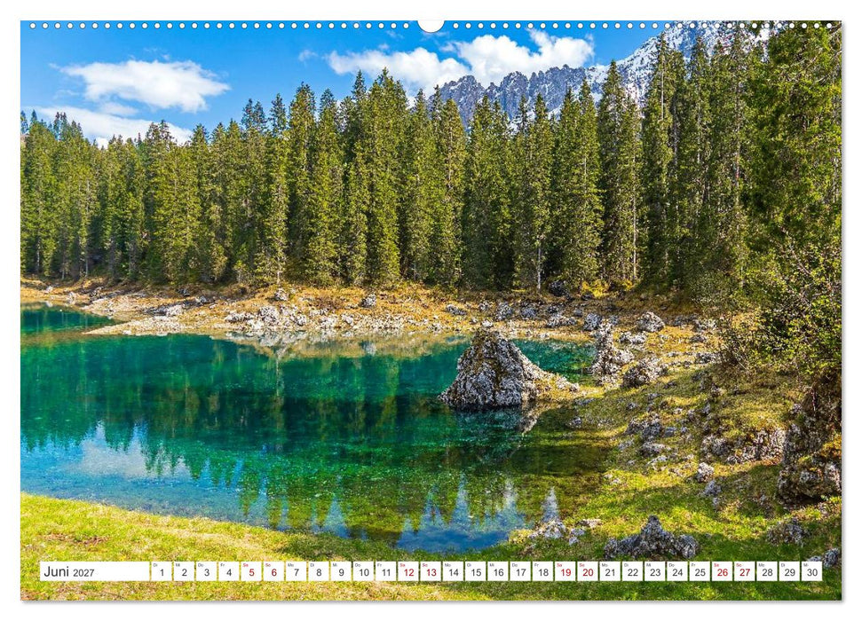 Südtirol – Von Bozen bis zum Pragser Wildsee (CALVENDO Wandkalender 2027)