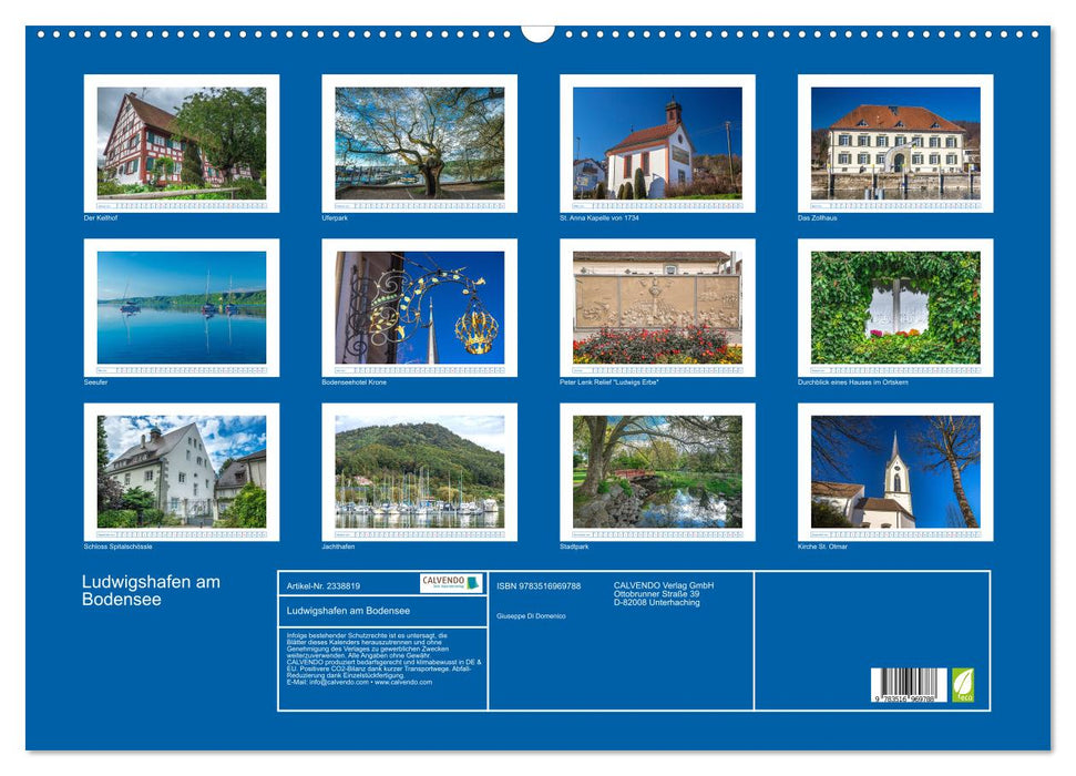 Ludwigshafen am Bodensee (CALVENDO Wandkalender 2027)